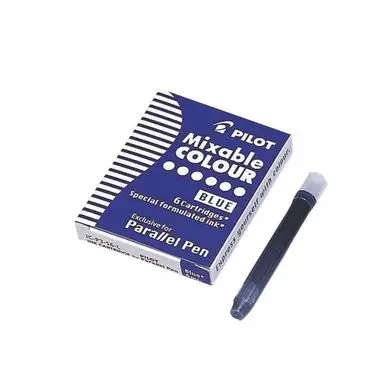 Cartouche d'encre Parallel Pen bleue par 6 - Pilot Expédié Aujourd'hui
