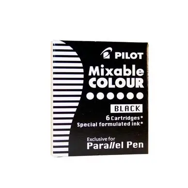 Prix Bas Cartouche d'encre Parallel Pen noire par 6 - Pilot