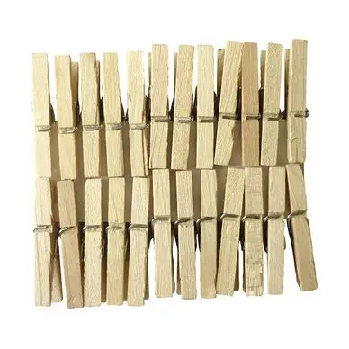 Marque Pince à linge Nature 3 cm 24 pcs - Graine Créative