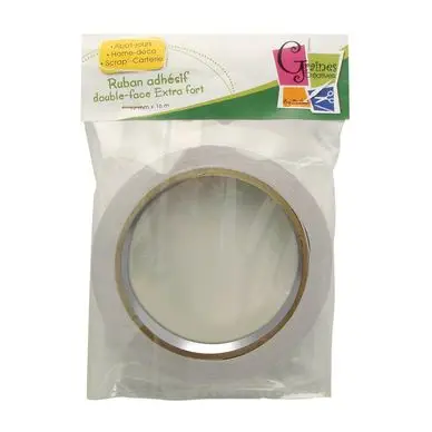 Acheter En Ligne Adhésif double face extra fort 12 mm x 16 m - Graine Créative