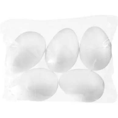 Commande En Gros Oeuf en styropor 6 x 9 cm - 5 pièces - Graine Créative
