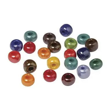 Nouvelle Collection Sachet de perles en bois poli Ø12mm - Rayher