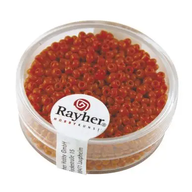 Perles de rocaille 2 mm opaques lustrées - Rayher Vente Directe