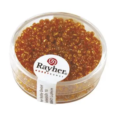 Perles de rocaille 2 mm garniture argent - Rayher Certifié