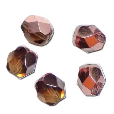 Perles facettées 6 mm en verre dépoli - Rayher Prix Réduit
