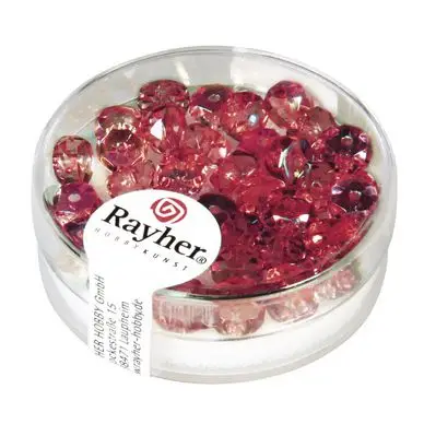 Expédition Rapide Olives facettées dépolies 6 x 4 mm x 50 pces - Rayher