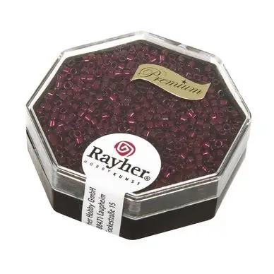 Achetez Aujourd'hui Perles de rocaille Miyuki Delica transparent rainbow 8 g - Rayher