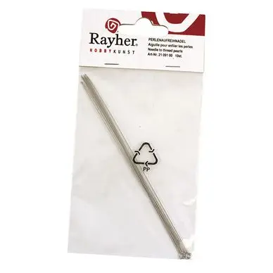 Aiguilles spéciales perles 130 mm x 10 pièces - Rayher Usine Directe
