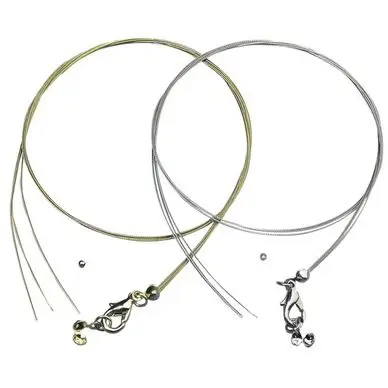 Soldes Kit collier 3 rangs Couleur argent - Rayher
