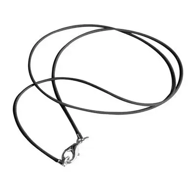 Collier en caoutchouc noir 42 cm Ø 1,25 mm - Rayher Prix Réduit