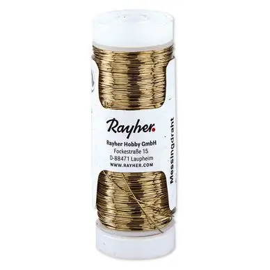 Fil en laiton Ø 0.3 mm 80 m - Rayher Paiement Sécurisé