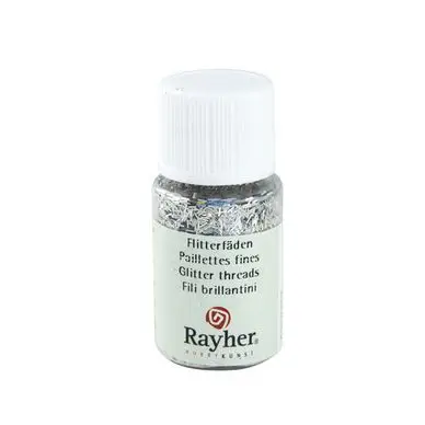 Vente Flash Fils de paillettes hologramme argenté 10 ml - Rayher