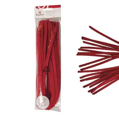 Chenille cure-pipe 50 cm par 10 - Rayher Haute Qualité