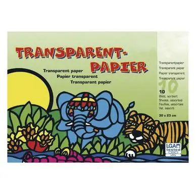 Papier vitrail 23 x 30 cm 10 couleurs - Rayher Offre Limitée