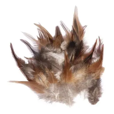 Plume de coq brun 3g 10-15 cm - Rayher Quantité Limitée