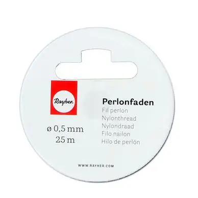 Vente Directe Fil perlon transparent Ø 0.5 mm x 25 m - Rayher