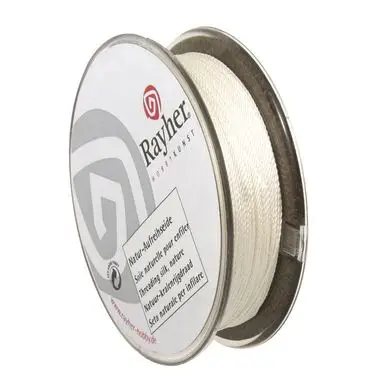 Fil de soie blanc 0,35 mm x 25 m - Rayher Réduction