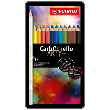 Achetez Aujourd'hui Boîte de 12 crayons pastels aquarellables CarbOthello - STABILO