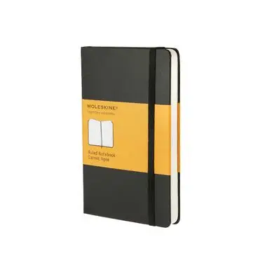 Offre Spéciale Carnet de notes rigide ligné 9 X 14 noir - Moleskine