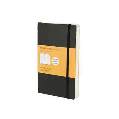 Bon Plan Carnet de notes souple Ligné 9 X 14 noir - Moleskine