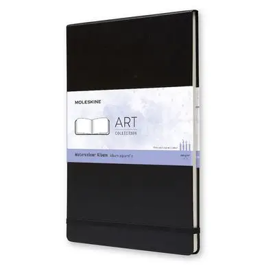 Expédition Rapide Carnet Aquarelle A4 Noir - Moleskine