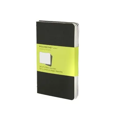 Petit Prix Set de 3 carnets de notes pages blanches 9 X 14 noir - Moleskine