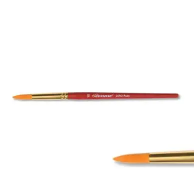 Pinceau rond fibres synthétiques Ruby s.20RO - Léonard Offre Spéciale