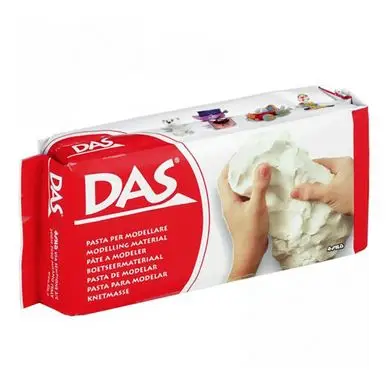 Pâte à modeler autodurcissante Pain de 1 kg Blanc - Das Seulement Aujourd'hui