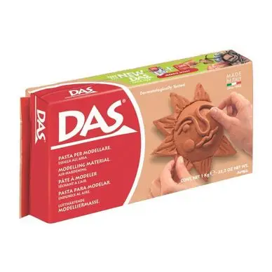 Offre Exclusive Pâte à modeler autodurcissante Pain de 1 kg Terracotta - Das