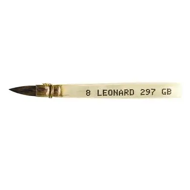 Pinceau porcelaine Rond pointu court Petit-gris pur 297GB - Léonard Meilleure Vente