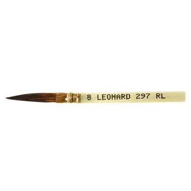Offre Du Jour Pinceau porcelaine Rond pointu long Petit-gris pur 297RL - Léonard