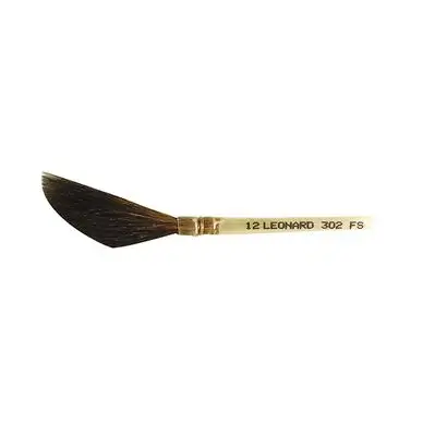 Pinceau porcelaine Rond biseauté long Petit-gris pur 302FS - Léonard Offre Du Jour
