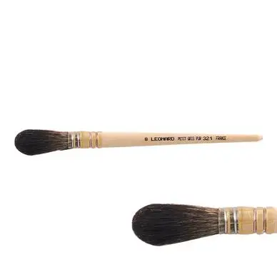 Pinceau mouilleur Rond bout bombé Petit-gris pur 321RB - Léonard Meilleure Vente