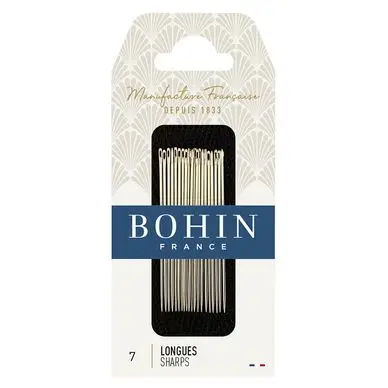 Meilleure Vente Aiguille à coudre longue n° 7 tissu léger et moyen - Bohin