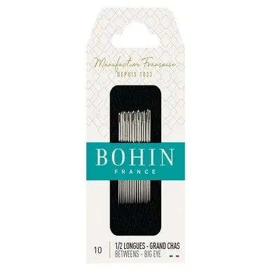 Promotion Aiguille à coudre demi-longue n° 10 grand chas spéciale patchwork - Bohin