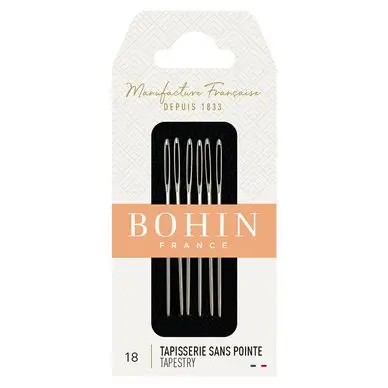 Aiguille à tapisserie sans pointe n° 18 broderie sur canevas - Bohin Offre Limitée