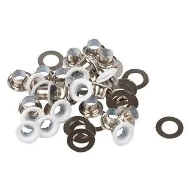 Œillets blancs 4 mm et rondelles par 20 + kit de pose - Bohin Meilleur Prix