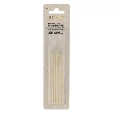 Paiement Sécurisé Agrafe à bâtir Microstitch Blanc 1200 pcs - Bohin