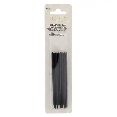 Offre Limitée Agrafe à bâtir Microstitch Noir 1200 pcs - Bohin