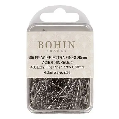Satisfait Ou Remboursé Epingles 30 mm Couturex extra-fines n°4 par 400 - Bohin