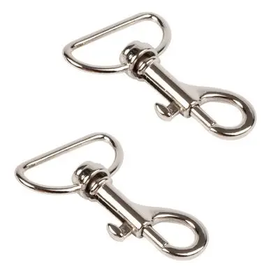 Mousqueton pivotant 45 mm Argent 2 pcs - Bohin Populaire