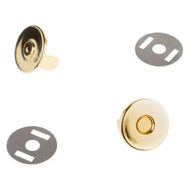 Authentique Bouton magnétique sans couture 14 mm Or - Bohin