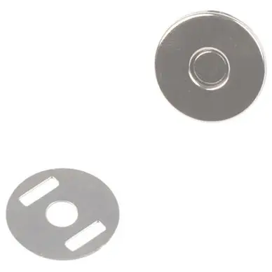 Boutons magnétiques argent 18 mm - Bohin Commande En Gros