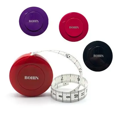 Mètre enrouleur rond 150 cm x 15 mm - Bohin Paiement Sécurisé