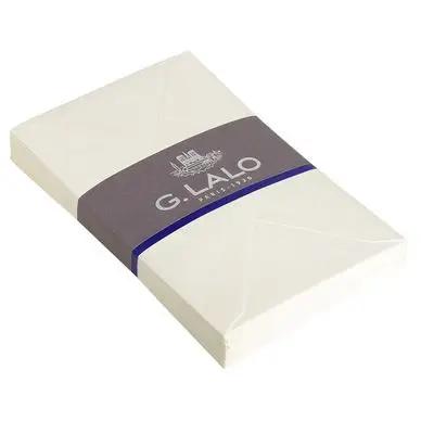 Enveloppes doublées Vergé 114 x 162 mm x 25 pcs - G. Lalo Meilleur Choix