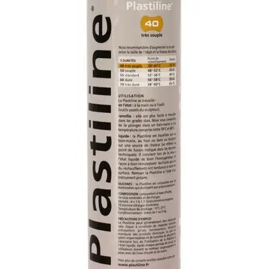 Pâte à modeler de précision dureté 40 1kg - Plastiline Achat Immédiat