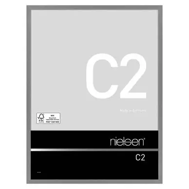Cadre en aluminium C2 Gris Mat Brosse - Nielsen Offre Limitée
