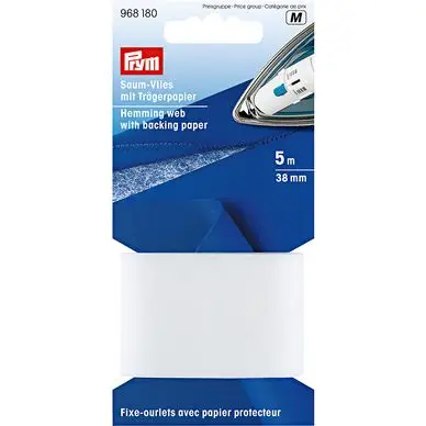Fixe-ourlet thermocollant 38 mm Blanc - Prym Seulement Aujourd'hui