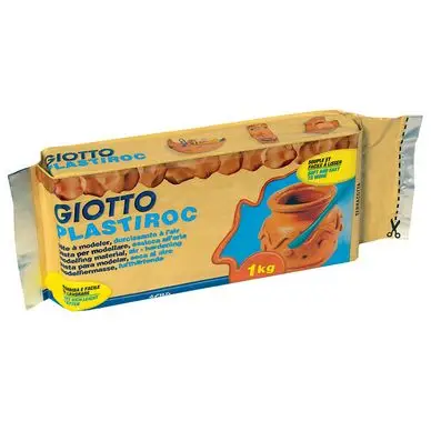 Pâte à modeler Plastiroc 1kg Terra Cotta - Giotto Promotion Saisonnière