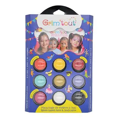 Palette de maquillage 9 couleurs - Princesse - Grim'Tout Solde